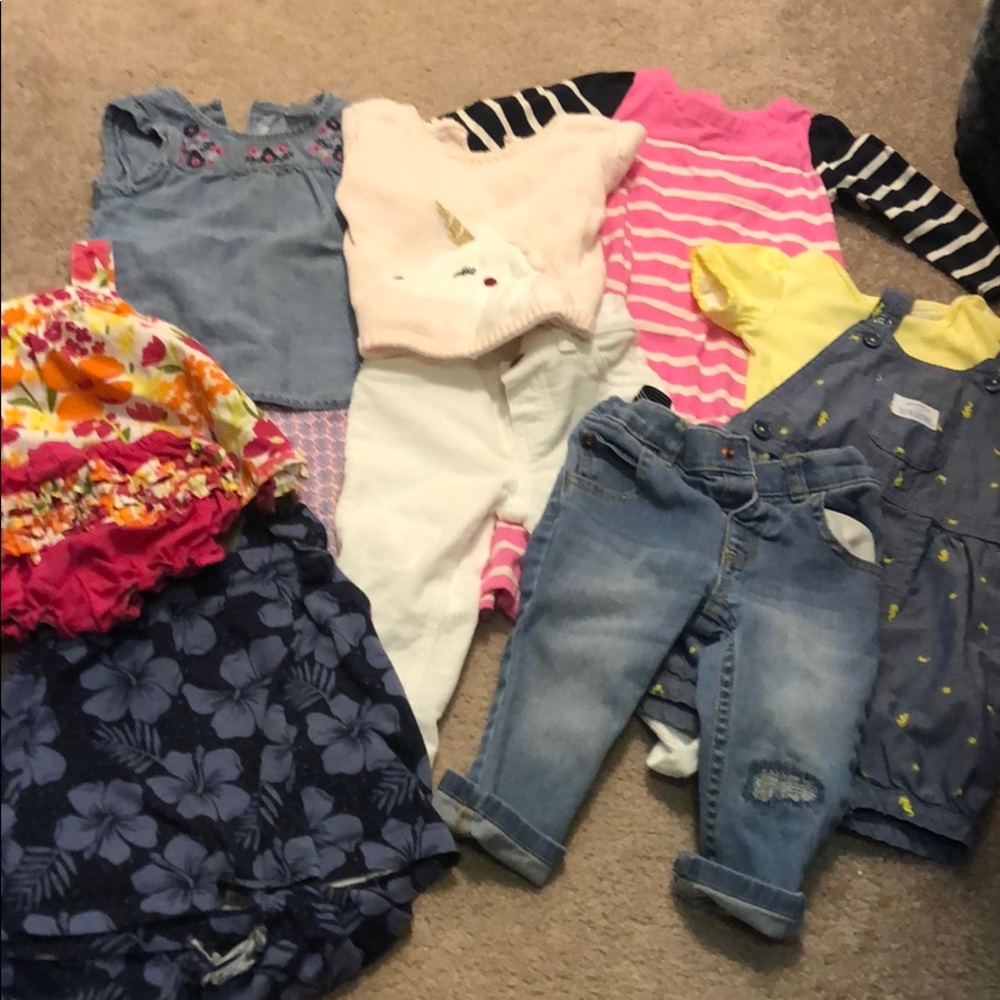 12 months baby girl bundle
